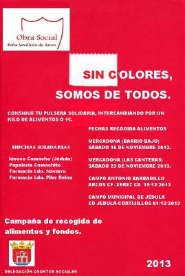 ¨Sin Colores, Somos de Todos¨, LA CAMPAÑA SOLIDARIA DE LA OBRA SOCIAL 2013